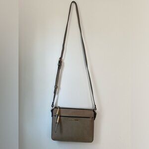 ALDO Light Brown Faux Leather Crossbody Purse
